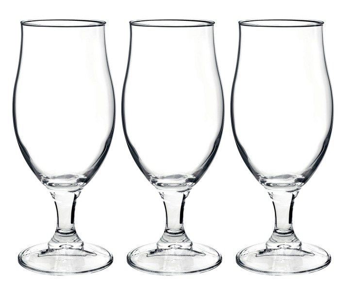 O Kit Copo Cerveja Executive, Bormioli, 3 peças, 530 ml custa R$ 69,99 na Etna