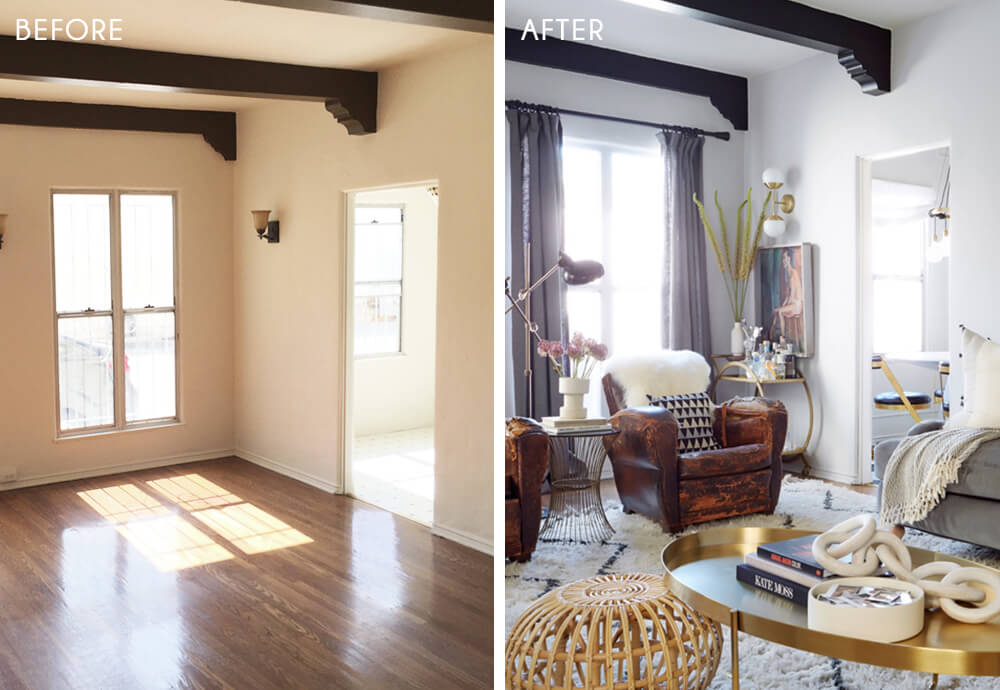 1-antes-depois-uma-sala-de-estar-casual-e-elegante