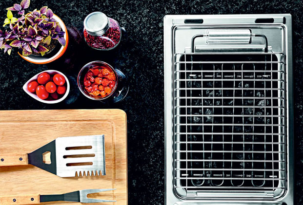 25 churrasqueiras elétricas, a gás e a carvão