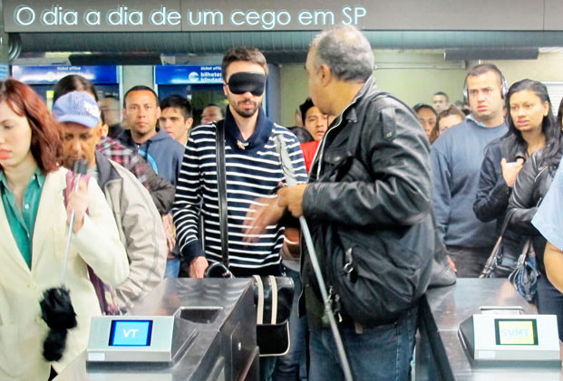 Como é ser cego em São Paulo