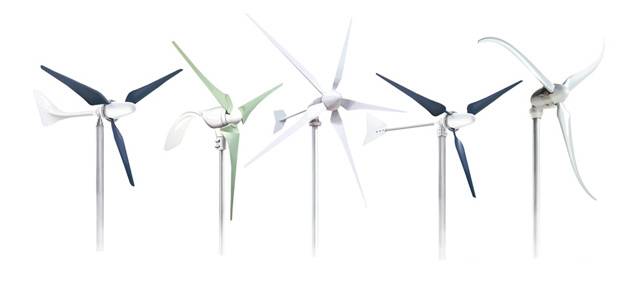 Cinco sistemas domésticos de geração de energia eólica