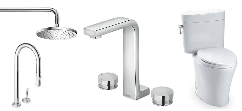 Duchas, torneiras e descargas que economizam água