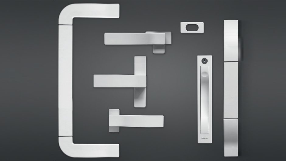 Linha completa de ferragens para portas e janelas