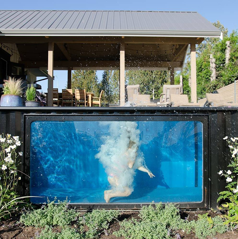 Conhe&ccedil;a esta piscina feita com containers no Canad&aacute;