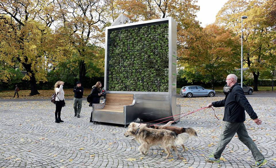 Esta parede artificial filtra tantos poluentes quanto 275 árvores