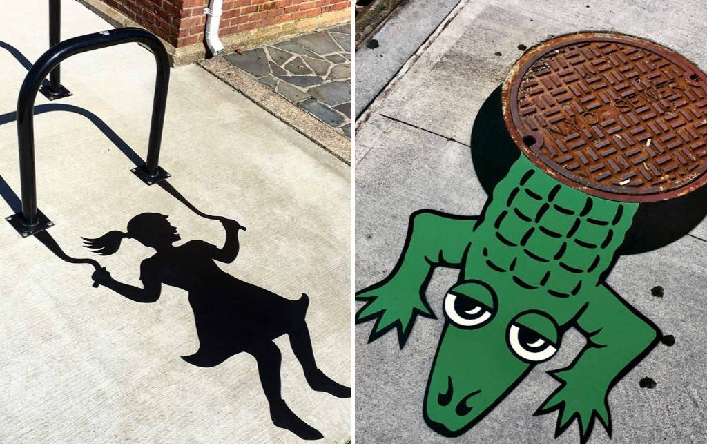Artista de rua transforma o cenário urbano de Nova York