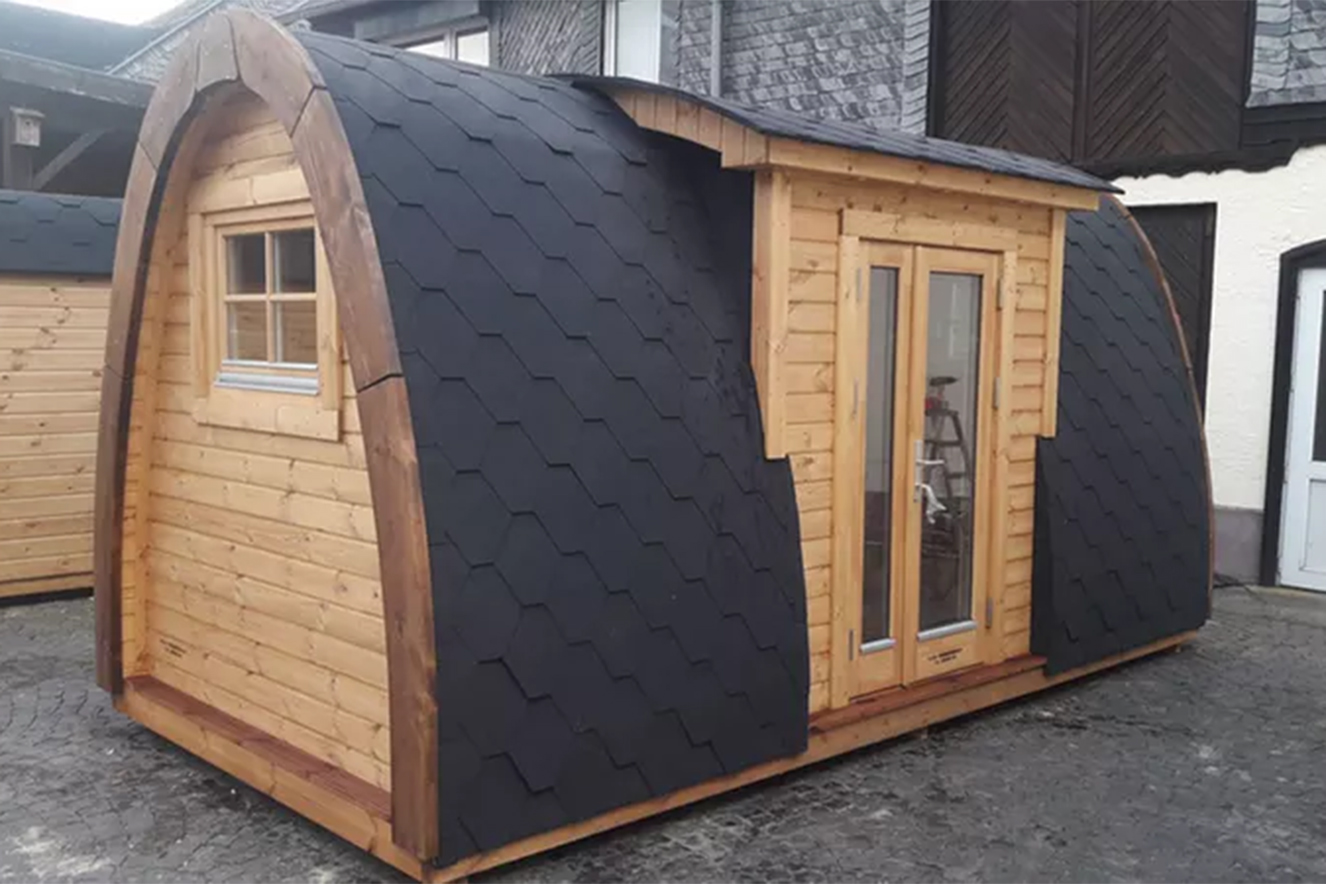 mini cabana para acampamento