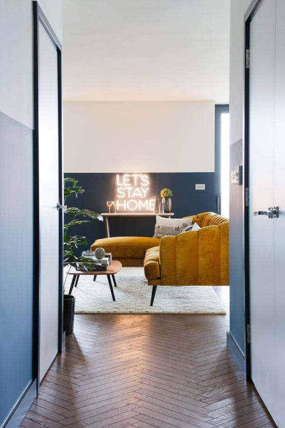 Tendência: 16 ambientes do Pinterest com paredes pintadas pela metade Tendência: 16 ambientes do Pinterest com paredes pintadas pela metade