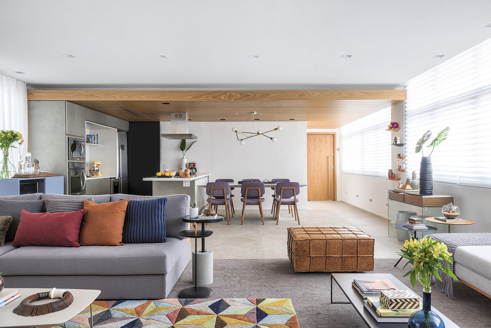 Reforma de apartamento é inspirada em viagens ao redor do mundo