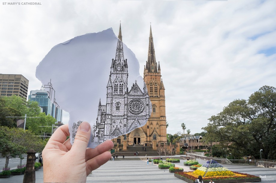 Nenhuma excursão pelos edifícios góticos de Sidney está completa sem uma tarde no St Mary's, uma catedral de estilo gótico do Revivalismo de arenito, que levou mais de 60 anos para ser construída (e mais de um século para adicionar os pináculos). Se a fachada não tiver o brilho do neo-gótico Grace Hotel, você encontrará o diabo nos detalhes: o piso em mosaico de terrazzo em forma de cruz da cripta, janelas rosadas e as gárgulas ameaçadoras que brilham do céu.