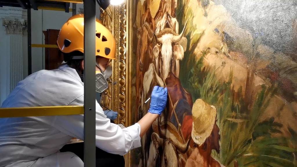 A restauração do quadro “Independência ou Morte” foi finalizada