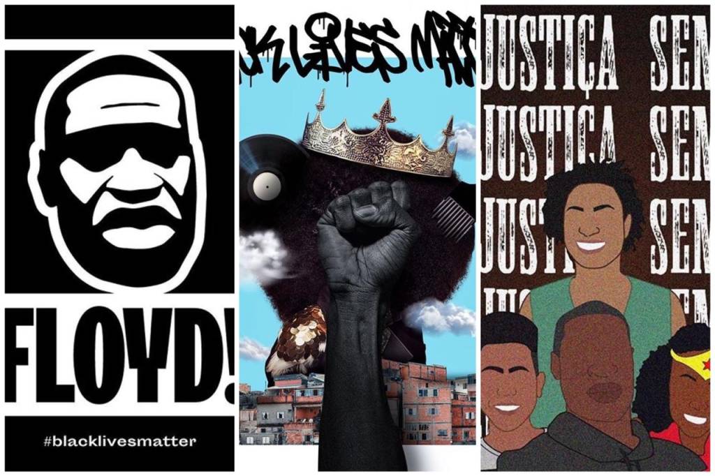 Designers gráficos brasileiros criam artes em apoio ao Black Lives Matter