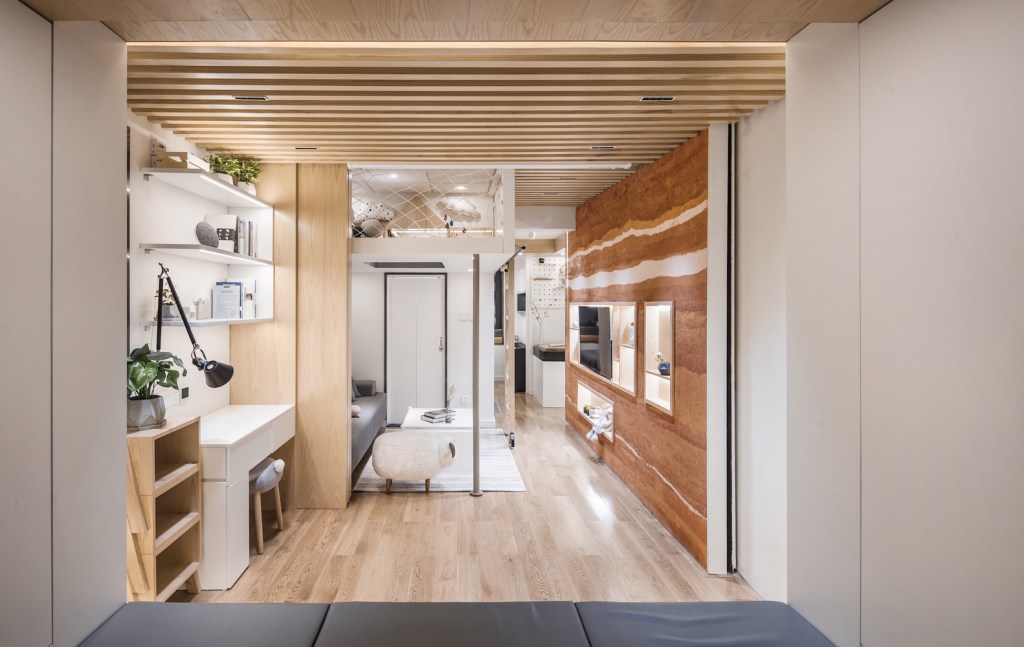 Casa de 34 m², em Xangai, é completa sem ser apertada