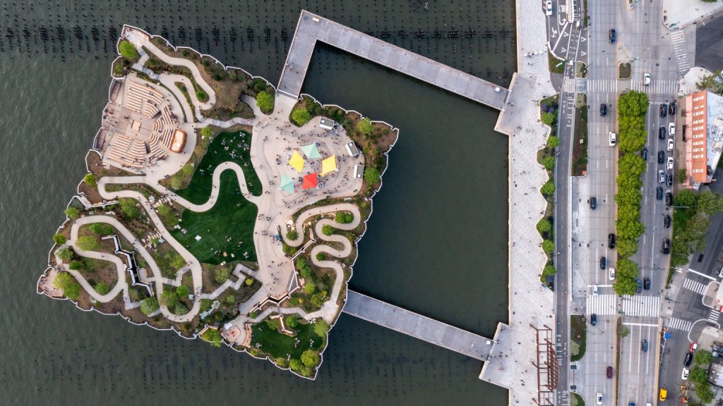 Nova York vai ganhar um parque em forma de ilha futurista! Nova York vai ganhar um parque em forma de ilha futurista!