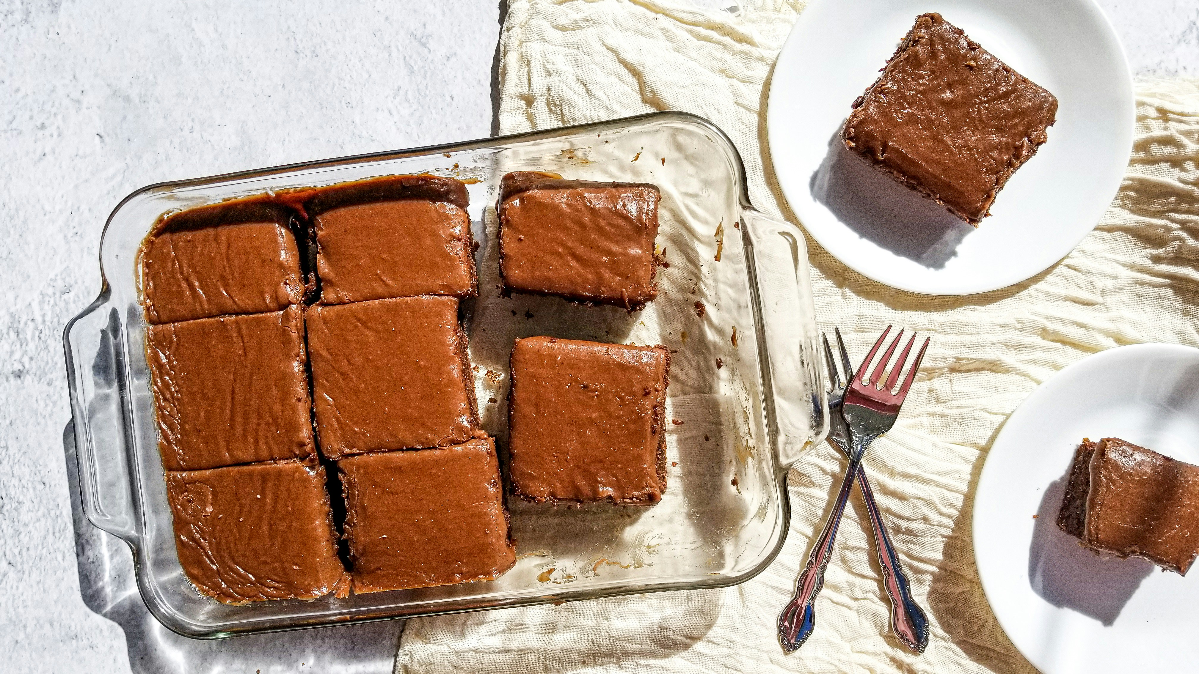 Bolo de chocolate vegano e fofinho