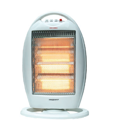 Mede 33,5 x 13,5 x 55 cm* e pesa 2,5 kg o modelo ref. FAH 1205, da Freeway. Segundo o fabricante, o aparelho emprega tubos de halogênio para esquentar o ambiente. É possível escolher entre três níveis de temperatura, com potência máxima de 1 200 W. Magazine Luiza , R$ 139 Mede 33,5 x 13,5 x 55 cm* e pesa 2,5 kg o modelo ref. FAH 1205, da Freeway. Segundo o fabricante, o aparelho emprega tubos de halogênio para esquentar o ambiente. É possível escolher entre três níveis de temperatura, com potência máxima de 1 200 W. Magazine Luiza , R$ 139