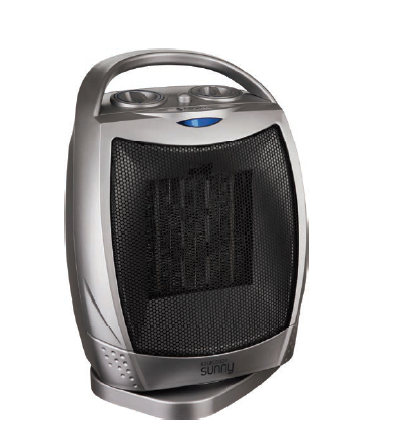 É do tipo cerâmico o modelo Sunny (20 x 16 x 27 cm), da Cadence, que funciona também como circulador e desumidificador. Os três níveis de temperatura oferecidos são controlados por termostato. Tem potência de até 1 500 W e pesa 1,6 kg. Americanas.com , R$ 174,90 É do tipo cerâmico o modelo Sunny (20 x 16 x 27 cm), da Cadence, que funciona também como circulador e desumidificador. Os três níveis de temperatura oferecidos são controlados por termostato. Tem potência de até 1 500 W e pesa 1,6 kg. Americanas.com , R$ 174,90