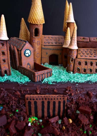Hogwarts em forma de pão de mel! Hogwarts em forma de pão de mel!