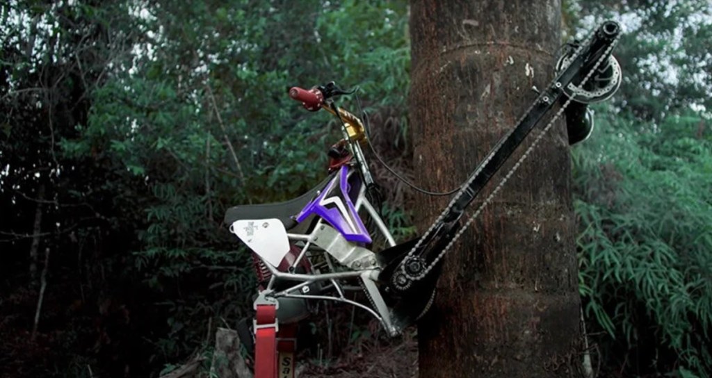 bicicleta-de-escalar-arvores-designboom Bicicleta vertical