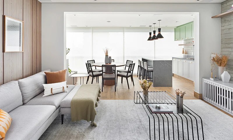 preparar-casa-outono-landhi-Bianchi E Lima-sala-integrada-sofa-varanda sala-integrada-sofa-varanda