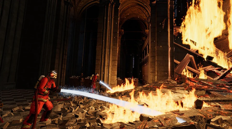 Neste-videogame-você-tenta-salvar-a-Catedral-de-Notre-Dame-03 Jogo de videogame revive incêndio da catedral de Notre Dame