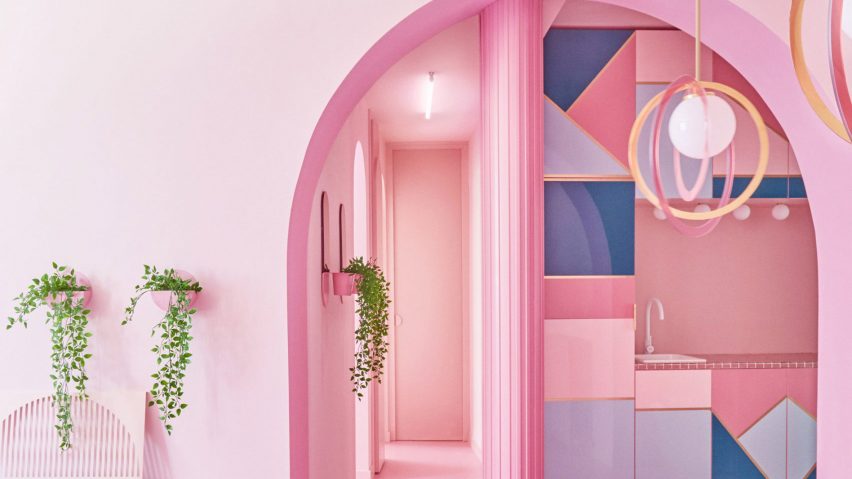 1-10-cozinhas-que-usam-rosa-de-forma-criativa cozinha rosa