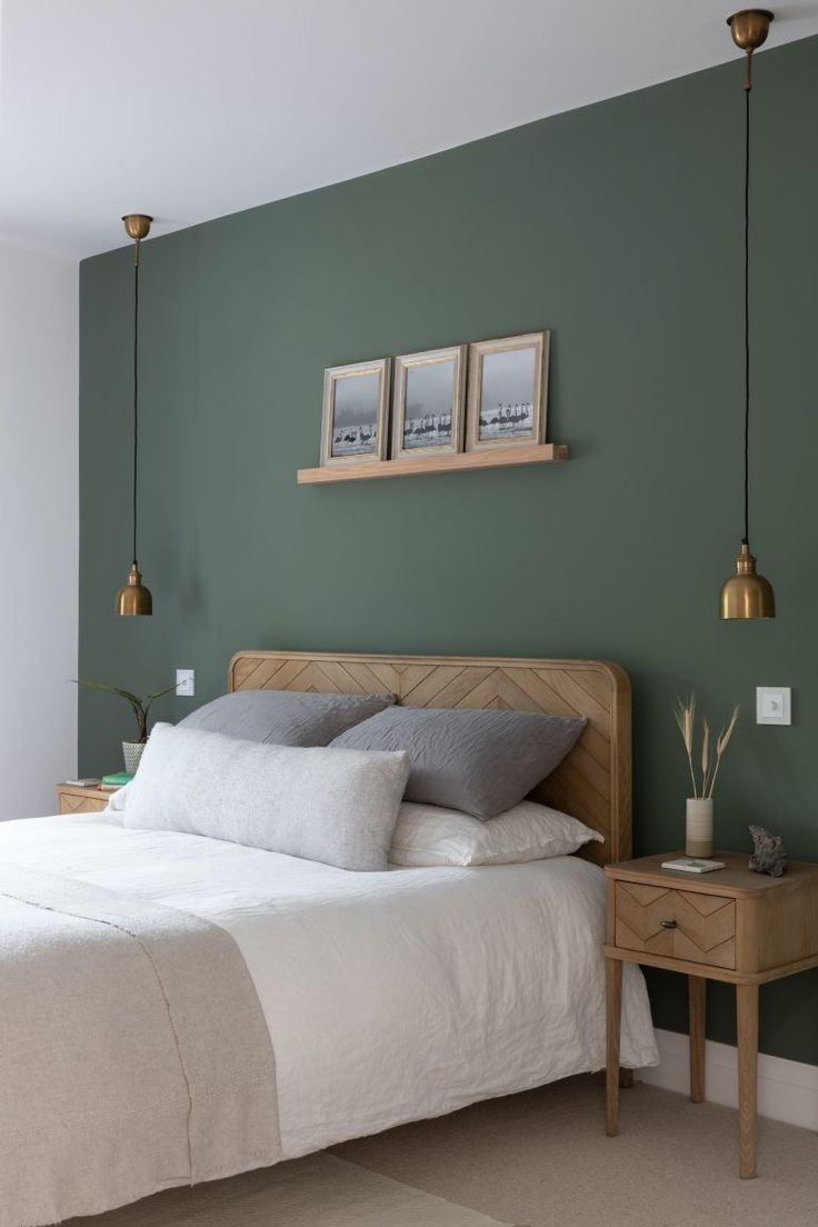 A-cor-para-o-quarto-de-cada-signo-05 Quarto com parede verde