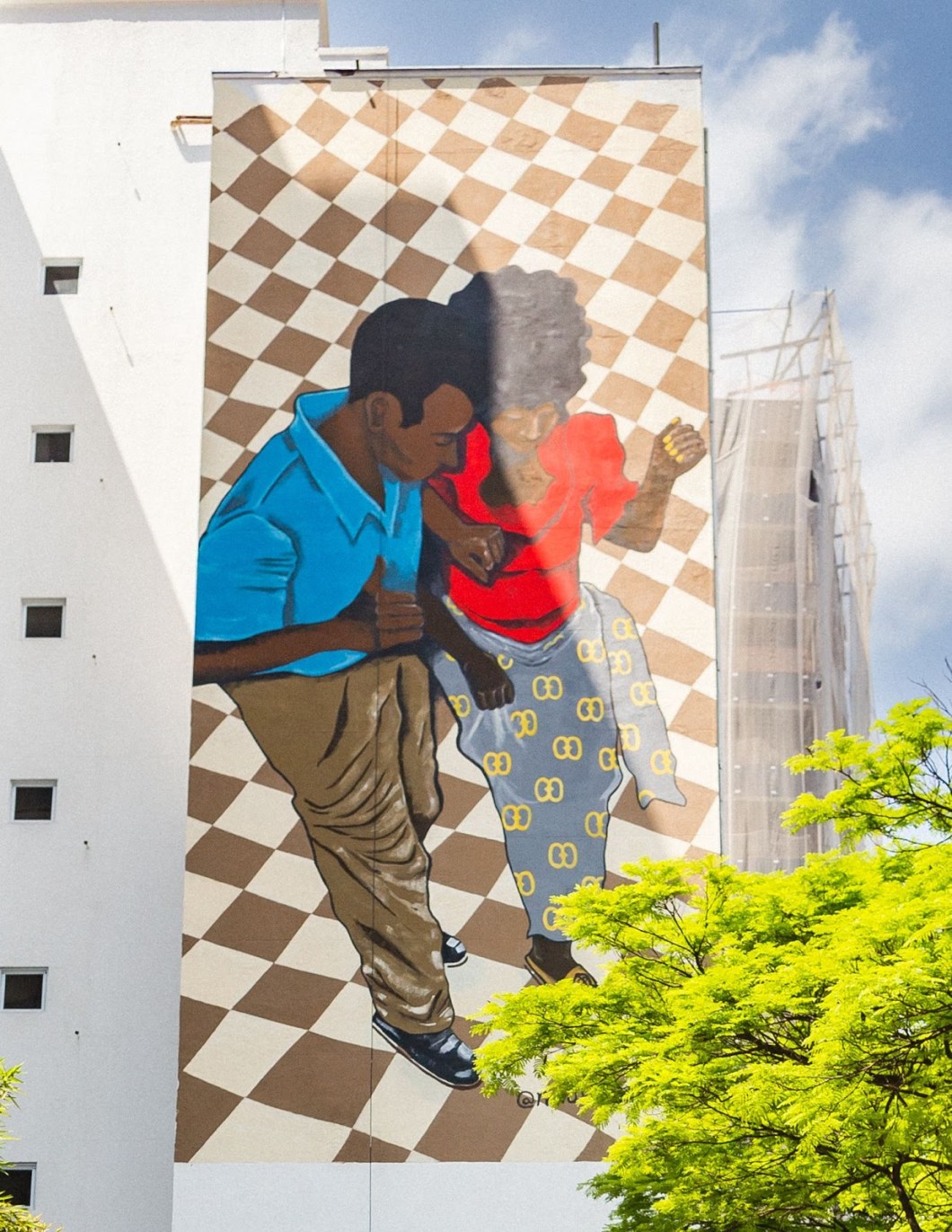 Pintura de Manuela Navas para a terceira edição do NaLata. Pintura de Manuela Navas para a terceira edição do NaLata.