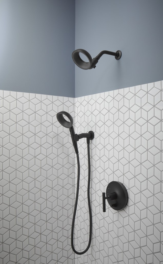 Linha Statement: os controles digitais do Anthem são integrados ao aplicativo Kohler Konnect; os usuários têm poder sobre quase todas as facetas de sua experiência ao tomar banho por meio de seu smartphone. Eles também podem definir temperaturas padrão ou máximas e monitorar a duração do banho para maximizar a conservação da água. Ainda é possível emparelhar os controles com assistentes de voz (os emparelhamentos variam de acordo com a região) para permitir a operação de voz. Linha Statement: os controles digitais do Anthem são integrados ao aplicativo Kohler Konnect; os usuários têm poder sobre quase todas as facetas de sua experiência ao tomar banho por meio de seu smartphone. Eles também podem definir temperaturas padrão ou máximas e monitorar a duração do banho para maximizar a conservação da água. Ainda é possível emparelhar os controles com assistentes de voz (os emparelhamentos variam de acordo com a região) para permitir a operação de voz.