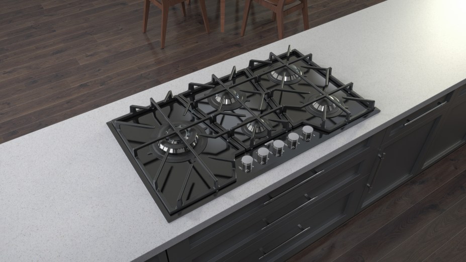 Cooktop Penta Glass Full Black: Com aspecto gourmet, o produto traz um novo formato de trempes inteiriças em ferro fundido que cobrem toda a superfície, permitindo que o usuário mova as panelas com maior estabilidade e segurança. Os equipamentos estão disponíveis em três mesas diferentes: em aço inox AISI 304, material de alta resistência e duração, além de ser reciclável ao final da sua vida útil, e em vidro bisotado preto e branco.