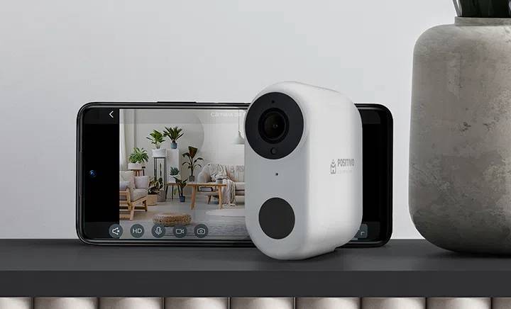 Smart C&acirc;mera Wi-Fi com Bateria