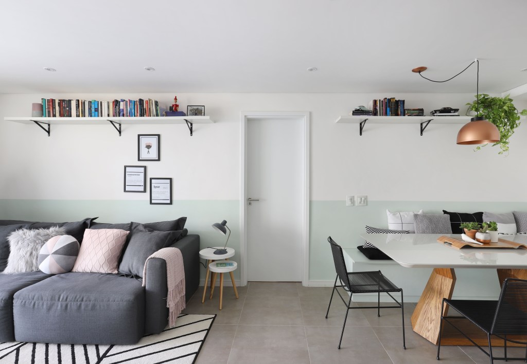 Meia parede: veja combinações de cores, altura e onde aplicar a tendência