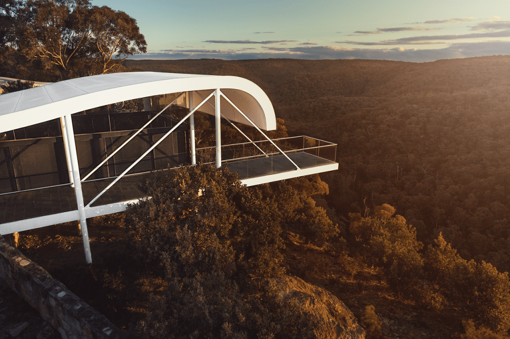 A casa de Seidler. na Austrália.