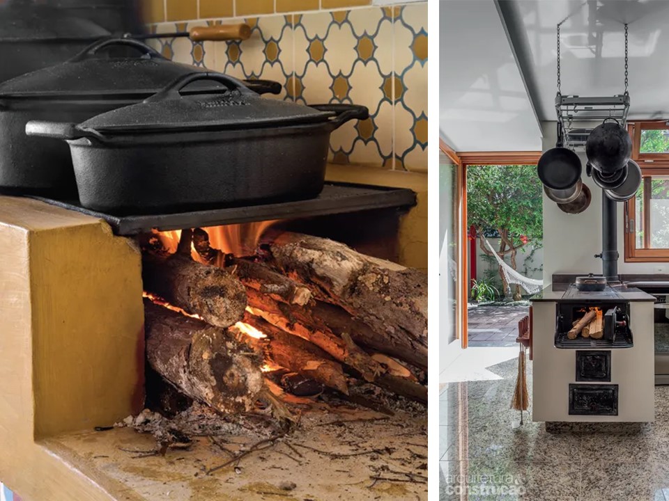 Fogão a lenha em apartamento: é possível?
