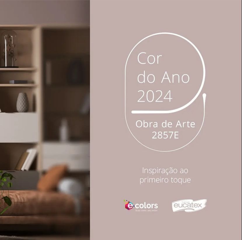 eucatex Obra de Arte: conheça a cor do cno 2024 da Tintas Eucatex