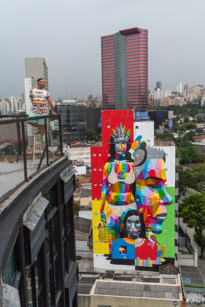 NaLata cria museu a céu aberto na região de Pinheiros e Parque Villa-Lobos.