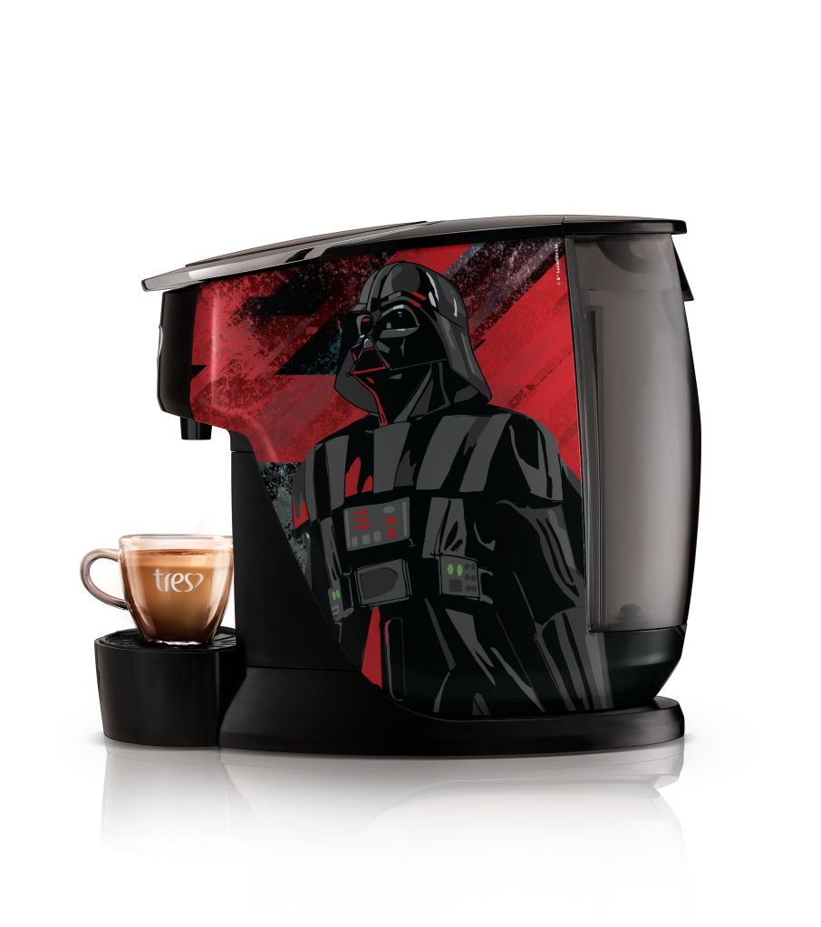 3 Corações e Disney lançam cafeteira inspirada em Star Wars