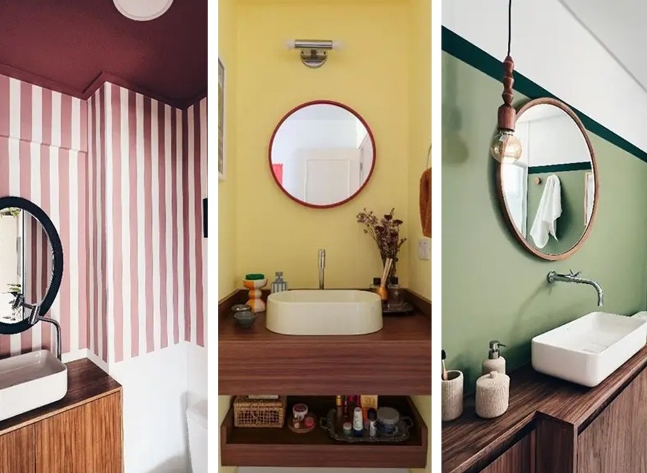 5 lavabos coloridos e marcantes para se apaixonar