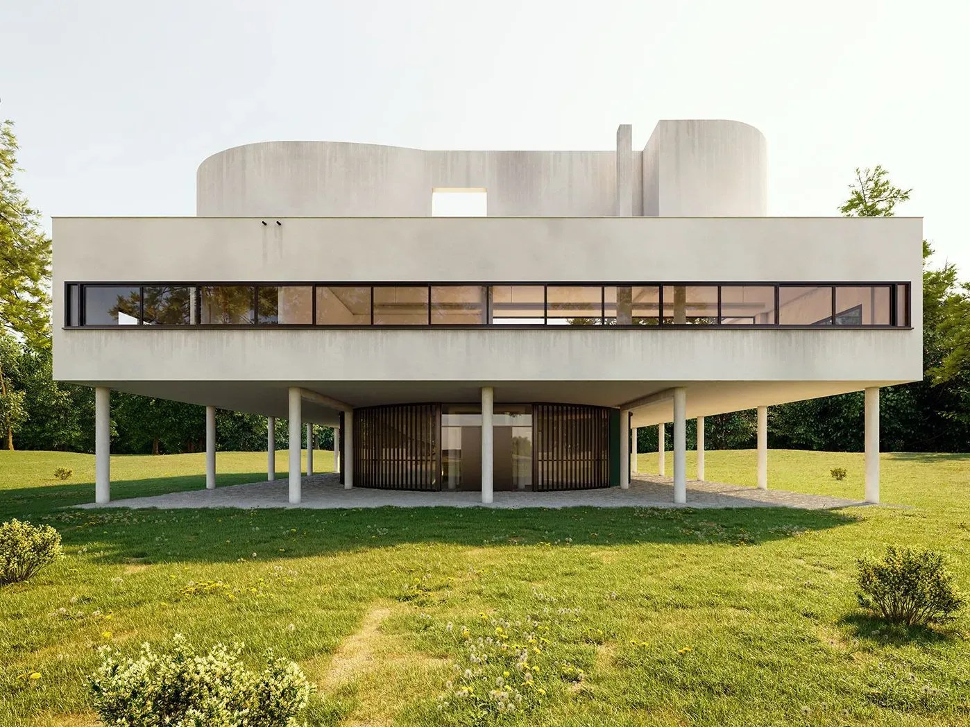 arquitetura-moderna-villa-savoye-le-corbu